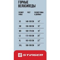 Велосипед Stinger Element 29 XL 2025 (синий) - Превью изображения №2 — Интернет-магазин ПроЗаказ