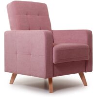 Интерьерное кресло Krones Тесей (велюр пыльной розы) - Превью изображения №2 — Интернет-магазин ПроЗаказ