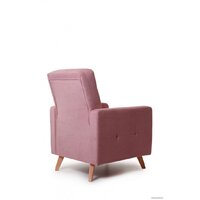 Интерьерное кресло Krones Тесей (велюр пыльной розы) - Превью изображения №4 — Интернет-магазин ПроЗаказ
