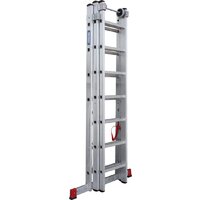 Лестница-стремянка Новая высота NV 523 трёхсекционная индустриальная 3x7 ступеней - Превью изображения №5 — Интернет-магазин ПроЗаказ