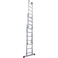 Лестница-стремянка Новая высота NV 523 трёхсекционная индустриальная 3x7 ступеней - Превью изображения №4 — Интернет-магазин ПроЗаказ