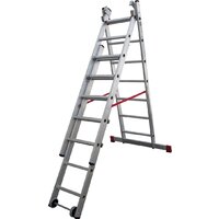 Лестница-стремянка Новая высота NV 523 трёхсекционная индустриальная 3x7 ступеней - Превью изображения №3 — Интернет-магазин ПроЗаказ