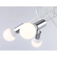 Люстра средней высоты Ambrella light Traditional TR80417/5 WH/CH (белый/хром ) - Превью изображения №5 — Интернет-магазин ПроЗаказ