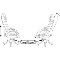 Офисное кресло Бюрократ T-9923WALNUT (черный) - Превью изображения №13 — Интернет-магазин ПроЗаказ