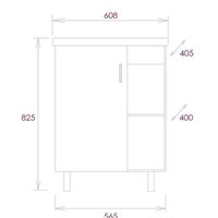  Onika Тумба под умывальник Тимбер 60.01 106115 - Превью изображения №3 — Интернет-магазин ПроЗаказ