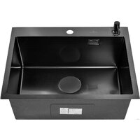 Кухонная мойка Roxen Snake 560220-60-BS PVD графит/текстурная поверхность (с коландером и дозатором) - Превью изображения №10 — Интернет-магазин ПроЗаказ