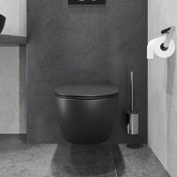 Унитаз подвесной Lauter Sulzdorf с микролифтом и кнопкой смыва 219704E (белый/черный) - Превью изображения №18 — Интернет-магазин ПроЗаказ