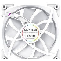 Вентилятор для корпуса Montech AX120 PWM (белый) - Превью изображения №5 — Интернет-магазин ПроЗаказ