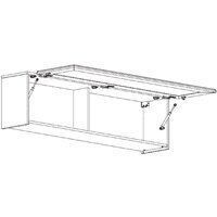 Шкаф-витрина Black Red White Stylius B169-SFW1W (лиственница сибирская) - Превью изображения №3 — Интернет-магазин ПроЗаказ