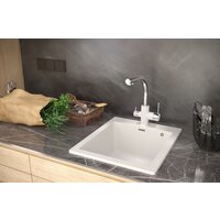 Кухонная мойка Paulmark Kante 50 PM105152-WH - Превью изображения №3 — Интернет-магазин ПроЗаказ