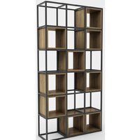 Hype Mebel Грос 105x175 (черный/дуб галифакс олово)