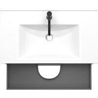  ЗОВ Тумба с умывальником Парма 100 P100LAN0MAMC1B-OL100 (антрацит/аттик) - Превью изображения №2 — Интернет-магазин ПроЗаказ