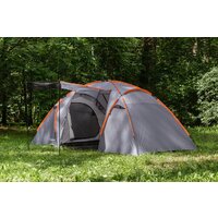 Кемпинговая палатка Sundays ZC-TT020-4P (2+2) (темно-серый/желтый) - Превью изображения №6 — Интернет-магазин ПроЗаказ