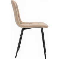 Стул Mio Tesoro Палермо (капучино/черный) - Превью изображения №4 — Интернет-магазин ПроЗаказ