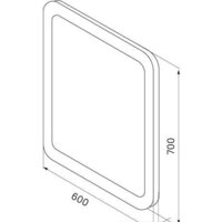  IDDIS Зеркало Edifice ЗЛП108 - Превью изображения №5 — Интернет-магазин ПроЗаказ