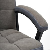 Офисное кресло TetChair Trendy (флок/ткань, серый) - Превью изображения №9 — Интернет-магазин ПроЗаказ