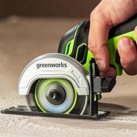 Угловая шлифмашина Greenworks GD24UCS 3402007CUA (с 1-им АКБ) - Превью изображения №9 — Интернет-магазин ПроЗаказ