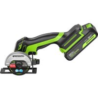 Угловая шлифмашина Greenworks GD24UCS 3402007CUA (с 1-им АКБ) - Превью изображения №6 — Интернет-магазин ПроЗаказ