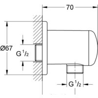 Шланговое подключение Grohe Relexa 28671000 - Превью изображения №3 — Интернет-магазин ПроЗаказ