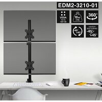 Кронштейн для монитора ExeGate EDM2-3210-01 EX300167RUS - Превью изображения №2 — Интернет-магазин ПроЗаказ