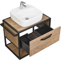  Акватон Тумба с умывальником Лофт Фабрик 65 1A2423K2LTDY0 - Превью изображения №4 — Интернет-магазин ПроЗаказ