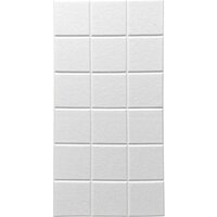 Панель UG Home самоклеящаяся фетровая 300x300x9мм ФП.2-БЛ (2шт, белый) - Превью изображения №1 — Интернет-магазин ПроЗаказ