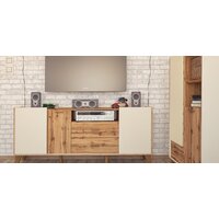 Тумба Неман мебель Сканди МН-036-02 (дуб вотан-белый) - Превью изображения №5 — Интернет-магазин ПроЗаказ