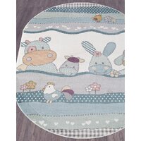 Ковер для детской Merinos Sofit 2484-OVAL-LIGHT-CREAM (2х3) - Превью изображения №3 — Интернет-магазин ПроЗаказ