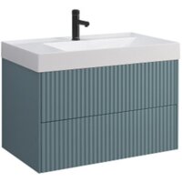 Belux Тумба под умывальник Сиртаки НП 85-02 (179, голубой малахит матовый)