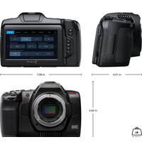Видеокамера BlackmagicDesign Pocket Cinema Camera 6K G2 - Превью изображения №5 — Интернет-магазин ПроЗаказ