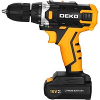 Дрель-шуруповерт Deko Sharker 16V Set 63 083-1041 (с 2-мя АКБ, кейс) - Превью изображения №5 — Интернет-магазин ПроЗаказ