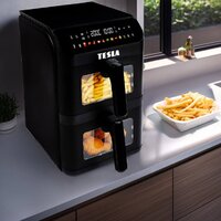 Аэрогриль (аэрофритюрница) Tesla Electronics AirCook DualZone Q670 XXL - Превью изображения №7 — Интернет-магазин ПроЗаказ