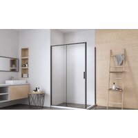 Душевая стенка Aquanet Pleasure Evo 90 AE65-F90-BT (черный анодированный) - Превью изображения №2 — Интернет-магазин ПроЗаказ