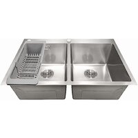 Кухонная мойка Stellar Decor S7850-2S-D (сатин) - Превью изображения №3 — Интернет-магазин ПроЗаказ