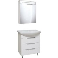  Runo Тумба с умывальником Верона 65 + Элеганс 65 (напольная) - Превью изображения №7 — Интернет-магазин ПроЗаказ