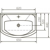  Runo Тумба с умывальником Верона 65 + Элеганс 65 (напольная) - Превью изображения №9 — Интернет-магазин ПроЗаказ