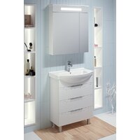 Runo Тумба с умывальником Верона 65 + Элеганс 65 (напольная)