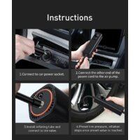 Автомобильный компрессор Baseus Super Mini Inflator Pump CRCQ000001 - Превью изображения №4 — Интернет-магазин ПроЗаказ