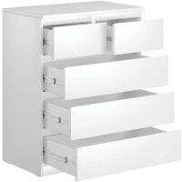 Комод Mio Tesoro Мальта 5 ящиков 80x99 2.05.02.080.1 (белый) - Превью изображения №3 — Интернет-магазин ПроЗаказ