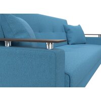 Диван Лига диванов Сенатор 121574 (рогожка Амур, голубой) - Превью изображения №3 — Интернет-магазин ПроЗаказ