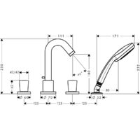 Смеситель Hansgrohe Logis 71314000 - Превью изображения №2 — Интернет-магазин ПроЗаказ