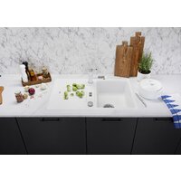 Кухонная мойка Blanco Zia 45 S 527382 (вулканический серый, клапан-автомат) - Превью изображения №3 — Интернет-магазин ПроЗаказ