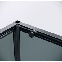 Душевая стенка Grossman Galaxy 80x195 200.K33.01.80.42.10 (графит сатин/стекло тонированное) - Превью изображения №4 — Интернет-магазин ПроЗаказ