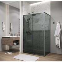 Душевая стенка Grossman Galaxy 80x195 200.K33.01.80.42.10 (графит сатин/стекло тонированное) - Превью изображения №6 — Интернет-магазин ПроЗаказ