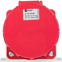 Розетка промышленная EKF PS-145-125-380 - Превью изображения №3 — Интернет-магазин ПроЗаказ