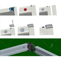 Душевой уголок RGW CL-48B (CL-14B + Z-050-1B) 32094805-014 150x100 (черный/прозрачное стекло) - Превью изображения №2 — Интернет-магазин ПроЗаказ