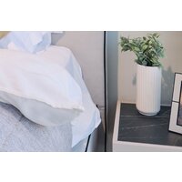 Тумба Ангстрем Милагро спальня МИ-300.10 (Д1, кашемир серый/камень пьетра/черный графит) - Превью изображения №8 — Интернет-магазин ПроЗаказ