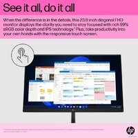 Монитор HP E24t G5 6N6E6AA - Превью изображения №6 — Интернет-магазин ПроЗаказ
