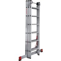 Лестница-стремянка Новая высота NV 523 трёхсекционная индустриальная 3x6 ступеней - Превью изображения №4 — Интернет-магазин ПроЗаказ