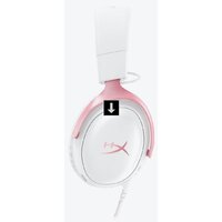 Наушники HyperX Cloud III (белый/розовый) - Превью изображения №2 — Интернет-магазин ПроЗаказ